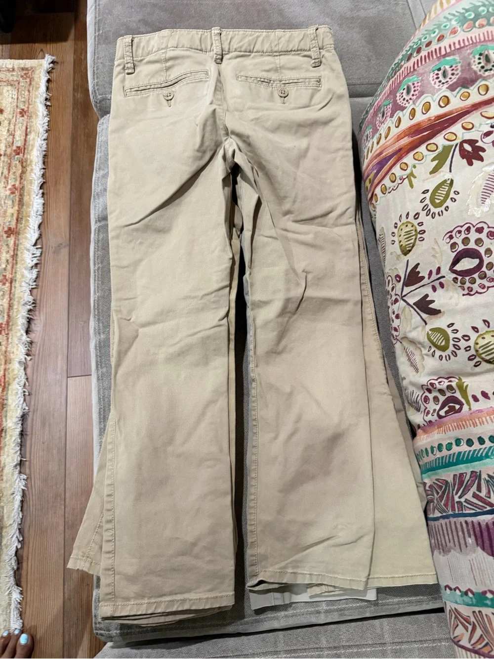 Lot of 7 GAP Kids Tan Khaki uniform Pants size 8 boys